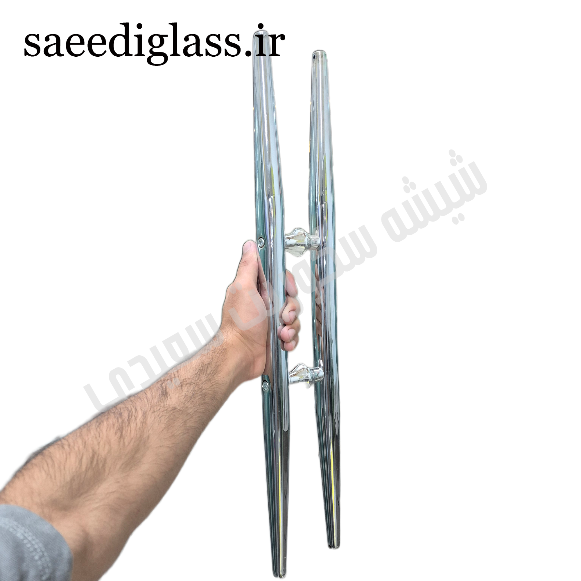 دستگیره دو سرکونیک 60سانتیمتر شیشه سکوریت