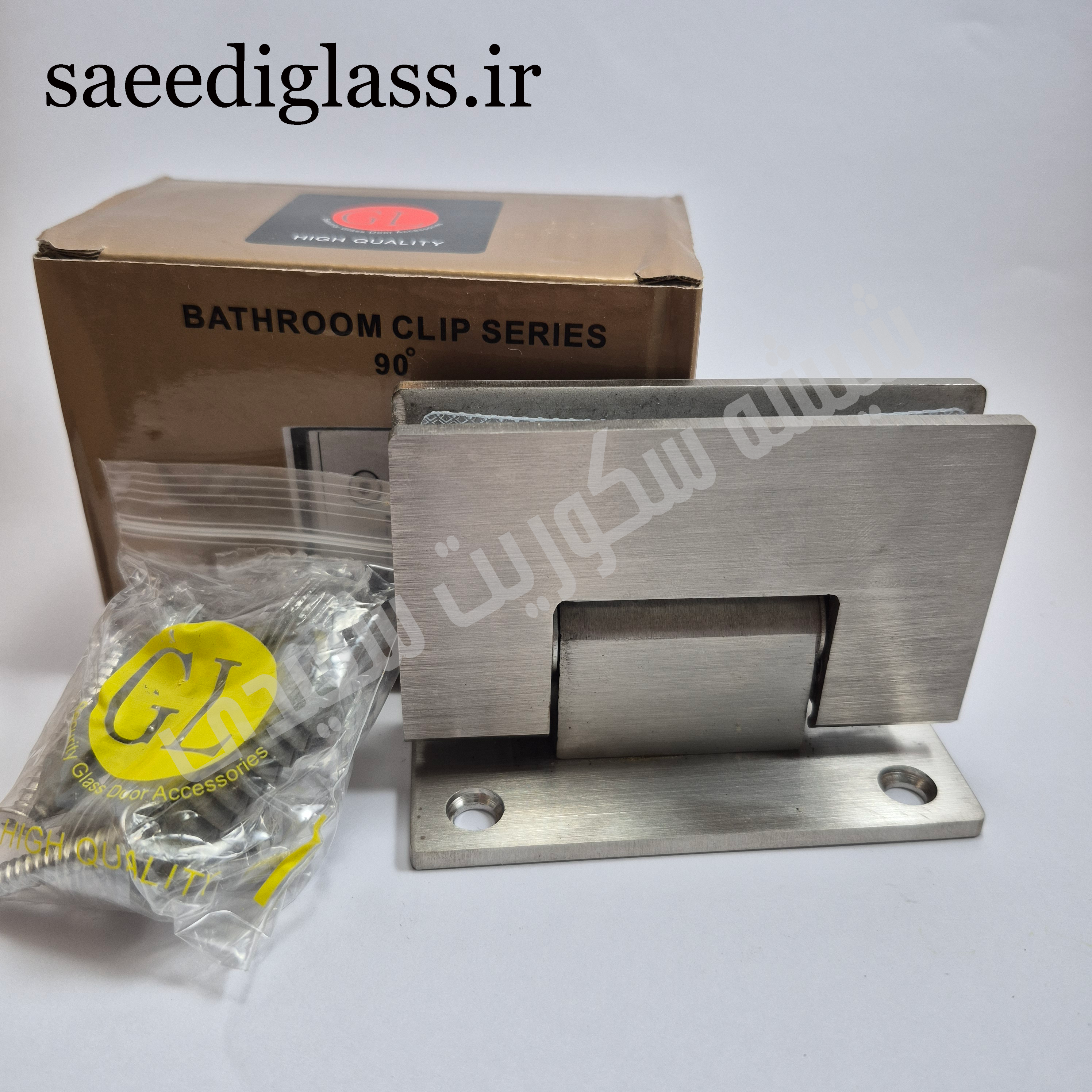 لولای شیشه به دیوار گلدgld