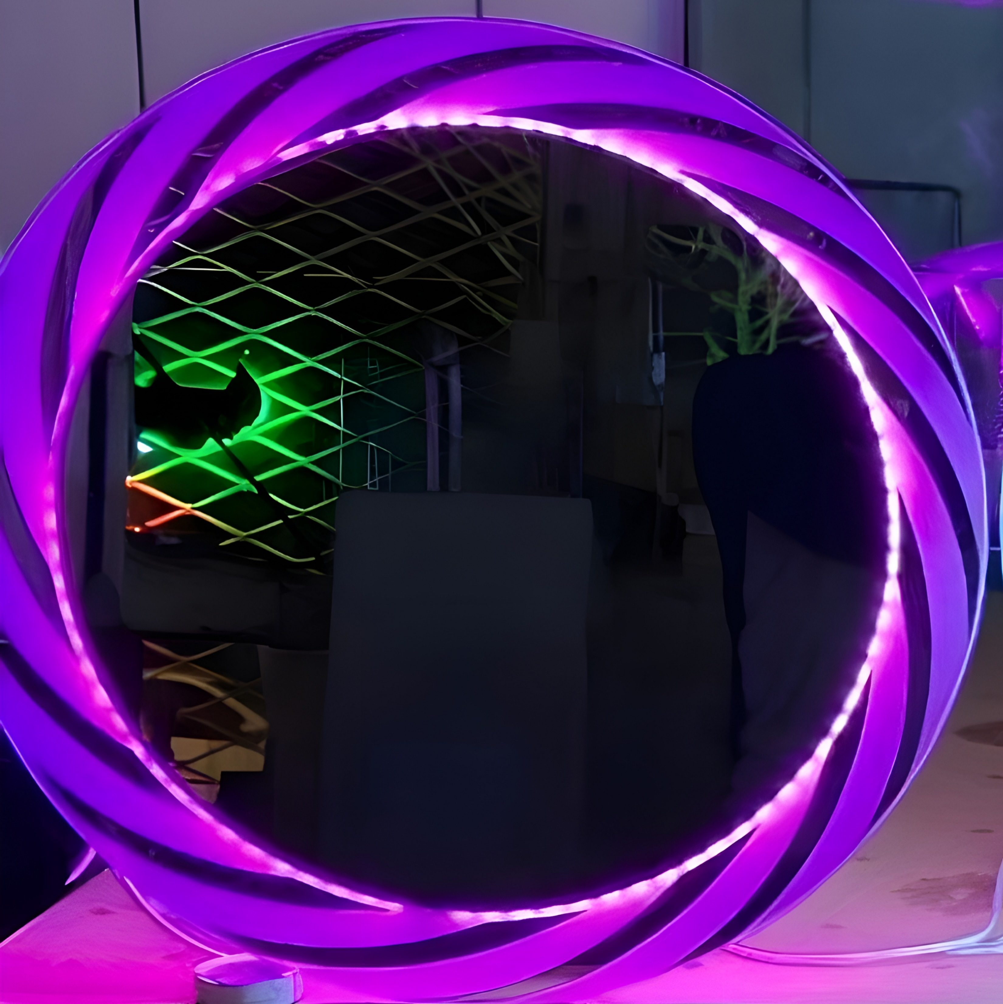 اینه بک لایت طرح توربین