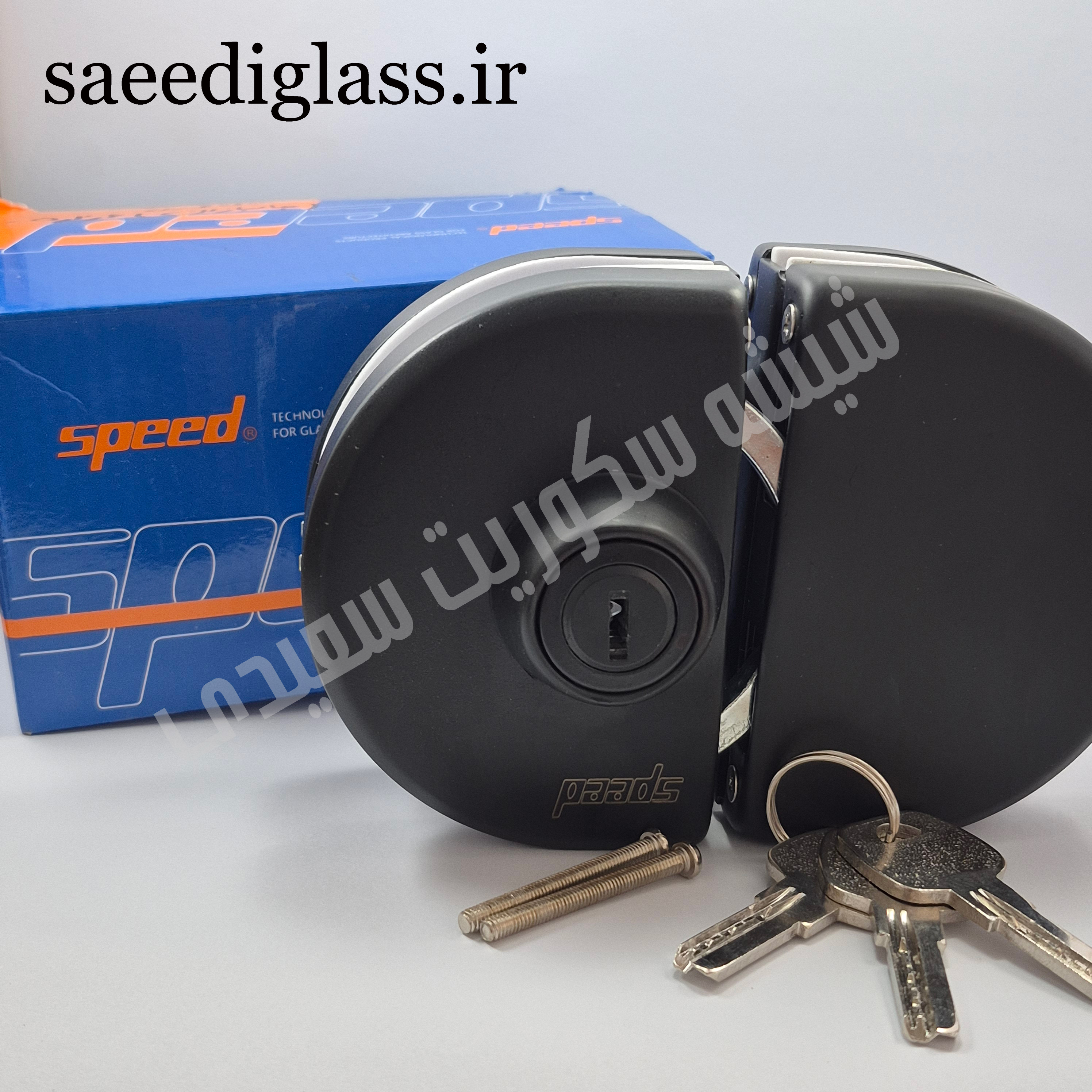قفل کمری مشکی شیشه سکوریت